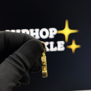 Pendentif personnalisé Hip Hop de luxe, serti de moissanite, collier breloque pour accessoires streetwear style rappeur - Product Image 5