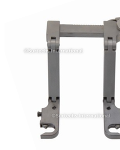 Retractor Cervical Surtechs Caspar de Carga Lateral Transversal con Doble Bisagra 4 3/4, Juego de Instrumentos Quirúrgicos Manuales de Acero Inoxidable - Product Image 2