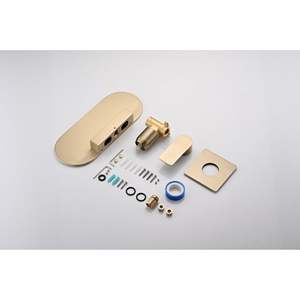 Grifo de lavabo de cascada monomando de pared para baño y ducha - Product Image 3