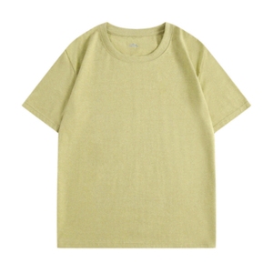 T-shirt confortable à col rond de couleur unie pour homme, style uni, tissu doux, manches courtes, à porter au quotidien - Product Image 4