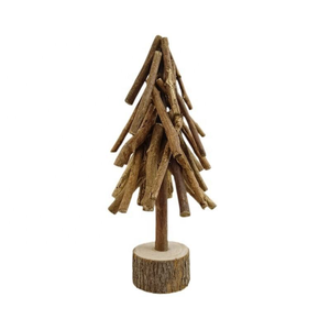 Ornements en bois pour la maison, décoration de bureau en bois flotté pour arbre de Noël, cadeaux artisanaux en bois - Product Image 1