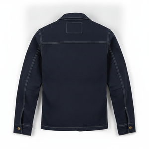 เสื้อแจ็คเก็ตยีนส์ผู้ชาย Grizzly ทรงปกติ สีพื้น ติดกระดุม ใส่ได้ในฤดูใบไม้ร่วง - Product Image 4