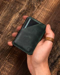 Custom Genuine Leather <b>Card</b> Holder Luxury Slim Credit <b>Card</b> Pocket <b>Case</b> Minimalist RFID <b>Business</b> Wallet LCH-0203 - Product Image 4