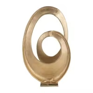 Classic Metal Sculpture Decorative Showpiece Figurine Home Living Room Office Table Decor Interior Accent - Product Image 4