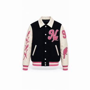 Veste universitaire pour femmes, vestes de baseball personnalisées pour femmes, vestes Letterman personnalisées, vestes universitaires vierges en gros - Product Image 4