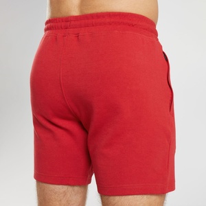 Customized Men's High Mid Waist Fleece Shorts Super Soft Cotton Canvas Knitted <b>Drawstring</b> Closure Multi-Color Options Printed - Product Image 5