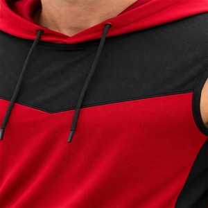 Débardeur à capuche de qualité supérieure pour hommes, idéal pour la gym, le fitness, l'entraînement, le bodybuilding, tissu robuste et résistant. - Product Image 6