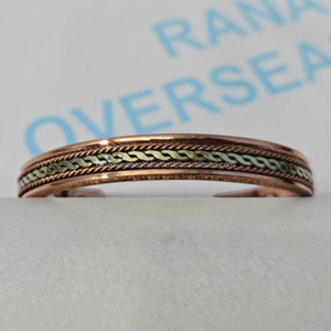 Bracelet magnétique en cuivre pur pour hommes et femmes, aimants doubles haute force pour soulager la douleur de l'arthrite et améliorer la santé des articulations - Product Image 1