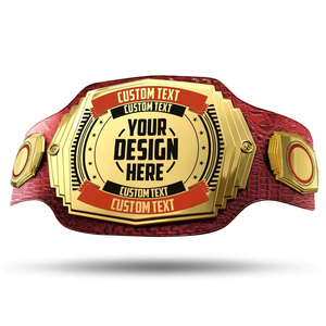 Ceintures de championnat personnalisées de haute qualité en cuir véritable fait main avec logo embossé et dos en laine pour la boxe, le MMA et la lutte - Product Image 6