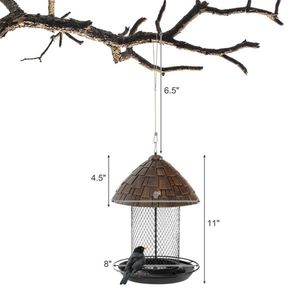 Hanging Bird Feeder with Comfort Perch and Convenient Drain Holes Essential Bird Supplies - Product Image 2