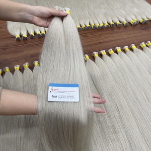 Hot Selling 2026 Product Bulk Hair <b>Extensions</b> in Multiple Blonde Colors 100% Vietnamese Human Hair <b>Extensions</b> Wholesale - Product Image 1