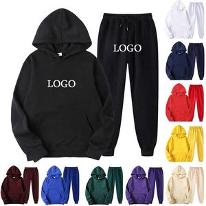 Multiple Color Blank Pattern Tracksuits for <b>Men</b> Custom Logo <b>Thermal</b> Transfer Embroidery Private Design Plus Size Jogger Suits - Product Image 6