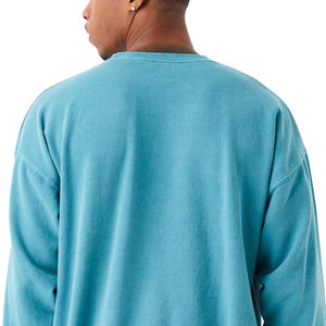 New Arrival Winter Men Acid Wash <b>Sweatshirts</b> 100% Cotton <b>Fleece</b> Eco-Friendly Breathable Regular Fit Casual <b>Sweatshirts</b> - Product Image 4