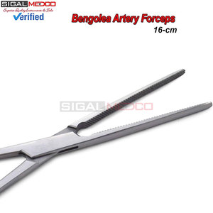 Pinzas Hemostáticas Bengolea, Pinzas de Sujeción Hemostáticas, Instrumentos Médicos Quirúrgicos, Acero Inoxidable, Profesionales - Product Image 5