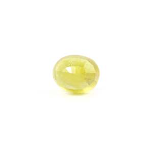 Natural Yellow Sapphire 5.15 Carat Oval Cut Loose Gemstone for Fine Jewelry - Product Image 2
