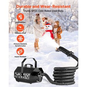 Macchina per Neve Portatile Super Silenziosa 1300W con Telecomando Wireless, Generatore di Fiocchi di Neve per Interni/Esterni, Categoria Prodotti Ghiaccio Secco - Product Image 5