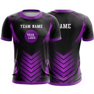 เสื้อฟุตบอลผู้ชายออกแบบเอง ชุดกีฬาสำหรับทีมฟุตบอล เสื้อโพลีเอสเตอร์พิมพ์ลายแบบซับลิเมชั่นสำหรับใช้ในการแข่งขัน - Product Image 1