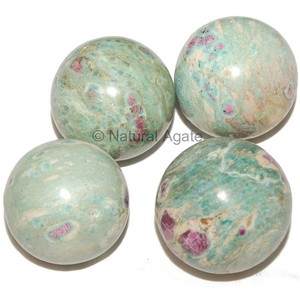 หินสีดำและสีขาวรักษาทรงกลมหินธรรมชาติคริสตัลทรงกลมลูกบอลหินตกแต่ง - Product Image 5