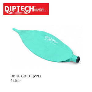 Sac respiratoire jetable Premium à 2 plis, vert, sans latex, BB-2L-GD-DT (2PL), pour circuit d'anesthésie à usage unique - Product Image 1