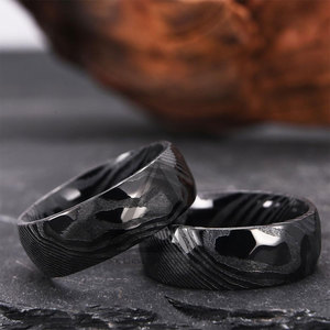Hot Sale <b>Cheap</b> Price Damascus Steel <b>Rings</b> Bulk Quantity Damascus Steel <b>Rings</b> High Grade Damascus Steel <b>Rings</b> - Product Image 3