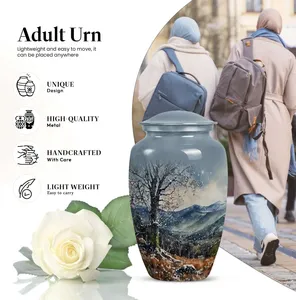 Urne funéraire paysage montagneux pour cendres humaines par Amazing Crafts - Product Image 3