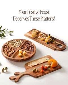 plateau de service en bois - Product Image 1