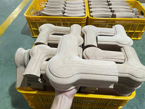 En gros, Embout de balustrade en chêne massif blanc, à quart de tour, à 90 degrés, durable et écologique, pour balcon élégant - Product Image 2