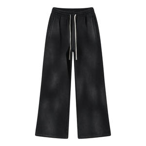 Pantalones Casuales de Felpa de Algodón, Corte Holgado, Tela Suave, para Uso Diario - Product Image 4