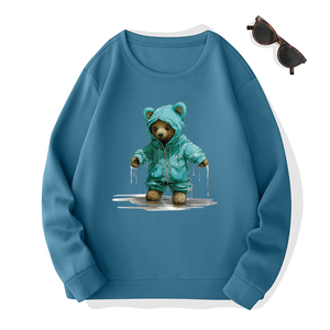 Custom Winter Women's O <b>Neck</b> Knitted Hoodie Front Logo Customized Color Eco-Friendly Fabric-Wholesale Rate Quick Dry - Product Image 3