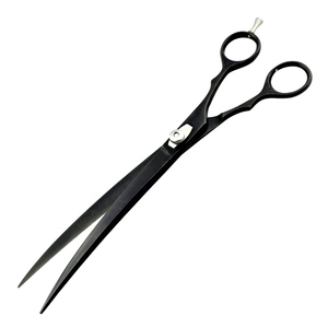 Professional <b>Dog</b> Grooming <b>Scissors</b> with Curved Sharp Cutting Blade - Product Image 1