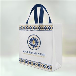 Eco friendly Reusable Eco-friendly <b>Folding</b> Grocery <b>Bag</b> Recycled PP Nonwoven Fabric Tote <b>bags</b> with Custom printed logo - Product Image 4