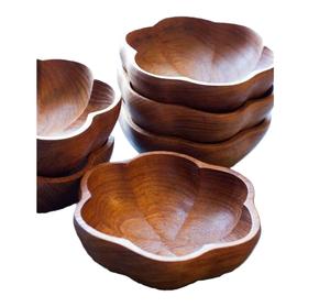 Luxury Sustainable Handcrafted Wooden <b>Bowl</b> for Serving Snacks Fruits Food-Premium <b>Bowls</b> <b>Small</b> Wood Salad Acacia <b>Bowls</b> - Product Image 1