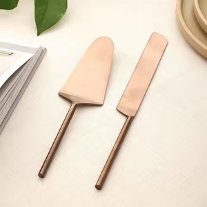 Banquet Dessert Kit Metal Cake Knife and Server Stainless Steel Dessert Server <b>Tools</b> - Product Image 3