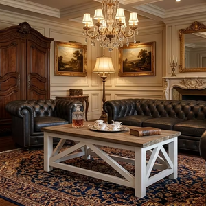 Mesa de Centro Bael, Ecológica, Duradera, Minimalista, de Madera Maciza, Acabado Natural, Estilo Japandi, Mueble para Sala de Estar - Product Image 1