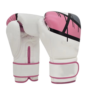 Nouveaux gants de MMA haut de gamme, gants de boxe Sanda en cuir PU, poignées d'entraînement professionnelles pour fermeture, gants de boxe unisexes - Product Image 5