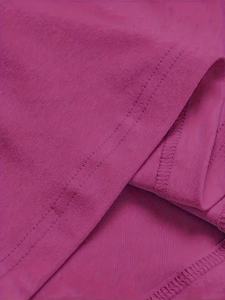 Camiseta Corta Casual para Mujer al por Mayor, Top de Manga Corta para Dama, Camiseta Recortada de Algodón Suave, Moda de Verano, Ajuste Delgado, Estilo Urbano - Product Image 3