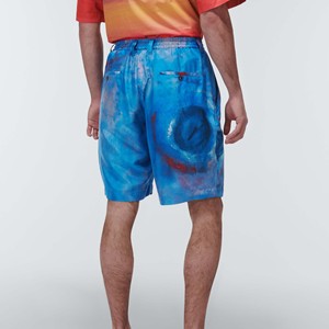 Shorts de bain écologiques pour femmes, style urbain, 100 % polyester, taille élastique, couleur unie, pour le surf et le jogging, vente en gros - Product Image 2