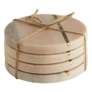 Hand Crafted Design Marble Coaster Stone Coaster Wood Marble Coaster Stone and Coaster Tea Place Mats At very low factory Price - Product Image 5