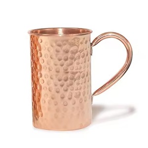 Mug en cuivre classique pour Moscow Mule, tasse à boisson en métal massif pour bar, cuisine, restaurant, utilisation sur table - Product Image 3