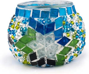 Fournisseur en gros de bougeoirs votifs en verre coloré faits à la main, 1 couleur, durables, décoration pour la maison et les fêtes - Product Image 5