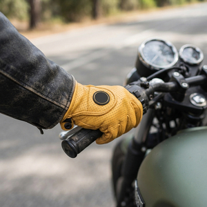 Professional Leather Motorbike <b>Gloves</b> Full Finger Touch Screen Breathable Protective Gear <b>For</b> <b>Men</b> Riding Racing Outdoor Sports - Product Image 5