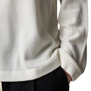 T-shirt à manches longues en tricot fin pour homme, col rond, coton léger, streetwear décontracté, haut tendance - Product Image 4