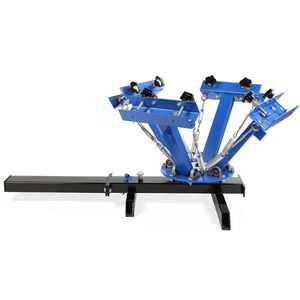 Macchina Serigrafica a 4 Colori 1 Stazione con Supporto Regolabile, Essiccatore Flash, Funzionamento Automatico e Manuale, Nuova Condizione, 2 Rotazioni - Product Image 4