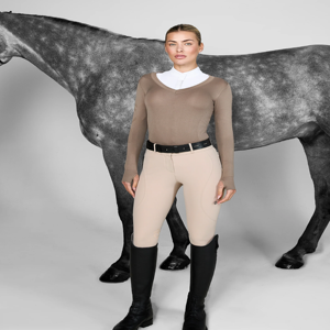 Pantalon d'équitation extensible 4 directions de haute qualité, leggings, collants, vêtements d'équitation en tissu technique au toucher doux - Product Image 6