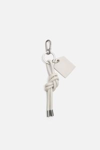 Hot Selling Handmade Beaded Keychain Olive Green Resin Beads Leather Strap Metal Clip Bag Charm <b>Car</b> <b>Key</b> Holder Gift - Product Image 4