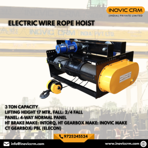 รอกยกขนาด 3 ตัน ความสูงยก 9 เมตร พร้อมมอเตอร์ ABB และเบรก EMCO เกียร์ PBL รับประกันรอกยก 3 ปี รับประกันมอเตอร์ 5 ปี - Product Image 3