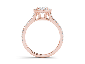 Anillos Clásicos de Compromiso, Boda y Aniversario en Oferta, Diamante Cultivado en Laboratorio con Corte Ovalado de 1 Quilate, Certificado por IGI, Anillo de Oro Sólido de 14K - Product Image 5