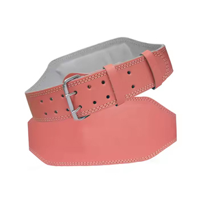 Gym Belt Custom Logo <b>Back</b> <b>Support</b> Fitness Bodybuilding Leather Material Weightlifting Belt Compression Workout Gym Accessories - Product Image 3