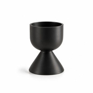 Portavelas Votivo Geométrico de Latón Negro Mate al por Mayor - Hecho a Mano - Product Image 1