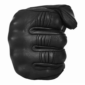 Gants de moto en cuir personnalisés pour l'été, à doigts complets, respirants, coupe-vent, pour le motocross, la course à moto, la conduite, avec une adhérence premium, pour le sport - Product Image 1